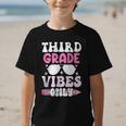 Third Grade 3rd Vibes Only Back To School Student Girl Graphic Kid T-Shirt Third Grade 3rd Vibes Only Back To School Student Girl Graphic Kid T-Shirt