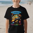 Transportation Squad School Bus Back To School Retro Graphic Kid T-Shirt