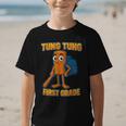 Tung Tung Sahur First Grade Italian Brainrot Back To School Graphic Kid T-Shirt Tung Tung Sahur First Grade Italian Brainrot Back To School Graphic Kid T-Shirt