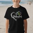 Volunteer Heart Back To School Art Vintage Graphic Kid T-Shirt