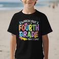 Watch Out Fourth Grade Here I Come Back To School 4th Grade Graphic Kid T-Shirt Watch Out Fourth Grade Here I Come Back To School 4th Grade Graphic Kid T-Shirt