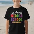 Watch Out Middle School Here I Come Back To School Graphic Kid T-Shirt Watch Out Middle School Here I Come Back To School Graphic Kid T-Shirt