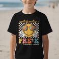 Watch Out Pre-K Grade Here I Come Back To School Pre-K Smile Graphic Kid T-Shirt
