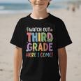 Watch Out Third Grade Here I Come Back To School 3rd Grade Graphic Kid T-Shirt