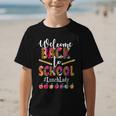 Welcome Back To School Lunch Lady Leopard On First Day Of School Graphic Kid T-Shirt Welcome Back To School Lunch Lady Leopard On First Day Of School Graphic Kid T-Shirt