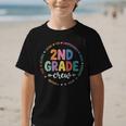 Women's Second 2ND Grade Crew Back To School Kids Students Tee Graphic Kid T-Shirt