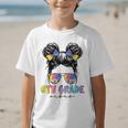 6th Grade Vibes Messy Hair Bun Girl Back To School First Day Graphic Kid T-Shirt 6th Grade Vibes Messy Hair Bun Girl Back To School First Day Graphic Kid T-Shirt