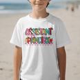 Assistant Principal Coquette Bow Pencil Cute Back To School Graphic Kid T-Shirt Assistant Principal Coquette Bow Pencil Cute Back To School Graphic Kid T-Shirt