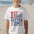 Baseball 1st Grade Back To School 1st Grade Batter Up Graphic Kid T-Shirt Baseball 1st Grade Back To School 1st Grade Batter Up Graphic Kid T-Shirt