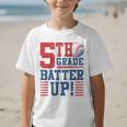 Baseball Fifth Grade Back To School 5th Grade Batter Up Graphic Kid T-Shirt Baseball Fifth Grade Back To School 5th Grade Batter Up Graphic Kid T-Shirt