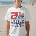 Baseball Second Grade Back To School 2nd Grade Batter Up Graphic Kid T-Shirt Baseball Second Grade Back To School 2nd Grade Batter Up Graphic Kid T-Shirt
