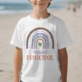 Blessed Principal Back To School Boho Rainbow Premium Tri-Blend Graphic Kid T-Shirt Blessed Principal Back To School Boho Rainbow Premium Tri-Blend Graphic Kid T-Shirt