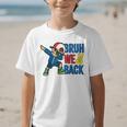 Bruh We Back To School Dabbing First Day Of School Graphic Kid T-Shirt