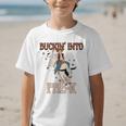 Buckin' Into Pre-K Back To School Cowboy Western Graphic Kid T-Shirt Buckin' Into Pre-K Back To School Cowboy Western Graphic Kid T-Shirt