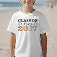 Class Of 2037 Grow With Me Back To School Graduation Graphic Kid T-Shirt Class Of 2037 Grow With Me Back To School Graduation Graphic Kid T-Shirt