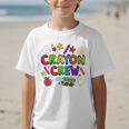 Crayon Crew Cute Back To School Graphic Kid T-Shirt