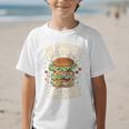 My Favorite Subject Is Lunch Hamburger Back To School Premium Tri-Blend Graphic Kid T-Shirt