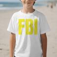 FBI Frequent Bathroom Inspector Back To School Graphic Kid T-Shirt FBI Frequent Bathroom Inspector Back To School Graphic Kid T-Shirt