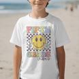 Fifth Grade Vibes Smile Face 5th Grade Team Back To School Graphic Kid T-Shirt Fifth Grade Vibes Smile Face 5th Grade Team Back To School Graphic Kid T-Shirt
