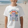 I'm Ready To Axolotl Questions In 1st Grade Back To School Graphic Kid T-Shirt I'm Ready To Axolotl Questions In 1st Grade Back To School Graphic Kid T-Shirt