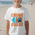 I'm Ready To Crush 4th Grade Hockey Kids Back To School Premium Tri-Blend Graphic Kid T-Shirt