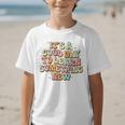 It's A Good Day To Learn Something New Retro Back To School Premium Tri-Blend Graphic Kid T-Shirt