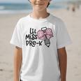 LiL Miss Pre-K Girls Coquette Bow Gingham Bow Back To School Graphic Kid T-Shirt LiL Miss Pre-K Girls Coquette Bow Gingham Bow Back To School Graphic Kid T-Shirt