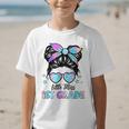 Little Miss 1st Grade Messy Bun Back To School Girls Kids Graphic Kid T-Shirt Little Miss 1st Grade Messy Bun Back To School Girls Kids Graphic Kid T-Shirt