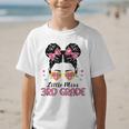 Little Miss 3rd Grade Messy Bun Back To School Graphic Kid T-Shirt Little Miss 3rd Grade Messy Bun Back To School Graphic Kid T-Shirt