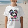 Little Miss Kindergarten Girls Kids Back To School Kinder Graphic Kid T-Shirt