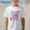 Little Miss Kindergarten Kids Girls Coquette Back To School Graphic Kid T-Shirt Little Miss Kindergarten Kids Girls Coquette Back To School Graphic Kid T-Shirt