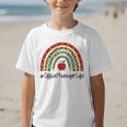 Office Manager Rainbow Appreciation Day Hello Back To School Graphic Kid T-Shirt