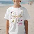 Ready To Sparkle 7th Grade Back To School For Girls Performance Graphic Kid T-Shirt
