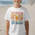 Retro 1st Grade Daisy Colorful Back To School First Grade Graphic Kid T-Shirt Retro 1st Grade Daisy Colorful Back To School First Grade Graphic Kid T-Shirt