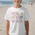 Retro Groovy Back To School Coquette First Day Of School Graphic Kid T-Shirt Retro Groovy Back To School Coquette First Day Of School Graphic Kid T-Shirt