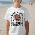 Roaring Into Middle School Tiger Back To School Boy Girl Kid Graphic Kid T-Shirt Roaring Into Middle School Tiger Back To School Boy Girl Kid Graphic Kid T-Shirt