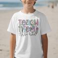 Teach Them To Be Kind Leopard Kindergarten Back To School Graphic Kid T-Shirt Teach Them To Be Kind Leopard Kindergarten Back To School Graphic Kid T-Shirt