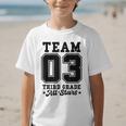 Team 3rd Grade All-Stars Back To School Sports Jersey Graphic Kid T-Shirt Team 3rd Grade All-Stars Back To School Sports Jersey Graphic Kid T-Shirt