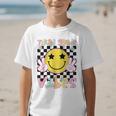 Third Grade Vibes Groovy Smile Face Back To School Girl Kid Graphic Kid T-Shirt Third Grade Vibes Groovy Smile Face Back To School Girl Kid Graphic Kid T-Shirt