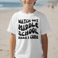 Watch Out Middle School Here I Come Funny Back To School Graphic Kid T-Shirt Watch Out Middle School Here I Come Funny Back To School Graphic Kid T-Shirt