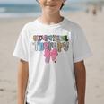 Women Occupational Therapy OT Pencil Bow Back To School COTA Graphic Kid T-Shirt Women Occupational Therapy OT Pencil Bow Back To School COTA Graphic Kid T-Shirt