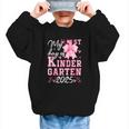 My 1st Day Of Kindergarten 2025 Back To School Girls Graphic Kid Sweatshirt My 1st Day Of Kindergarten 2025 Back To School Girls Graphic Kid Sweatshirt