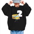 2nd Birthday School Bus Kids Back To School Themes Party Graphic Kid Sweatshirt 2nd Birthday School Bus Kids Back To School Themes Party Graphic Kid Sweatshirt