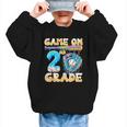 2nd Grade Back To School Baseball Drip Ice Cream Game On Graphic Kid Sweatshirt 2nd Grade Back To School Baseball Drip Ice Cream Game On Graphic Kid Sweatshirt