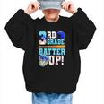 3rd Grade Back To School Baseball Drip Ice Cream Batter Up Graphic Kid Sweatshirt 3rd Grade Back To School Baseball Drip Ice Cream Batter Up Graphic Kid Sweatshirt