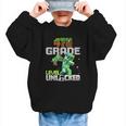 4th Grade Level Unlocked Back To School Pixel Game Graphic Kid Sweatshirt
