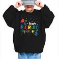Back To School Autism Puzzle Pieces Autistic First Grade ASD Graphic Kid Sweatshirt Back To School Autism Puzzle Pieces Autistic First Grade ASD Graphic Kid Sweatshirt