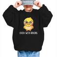 Back To School Chick With Brains Smart Intelligent Girls Graphic Kid Sweatshirt Back To School Chick With Brains Smart Intelligent Girls Graphic Kid Sweatshirt