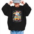 Back To School Chicken School Bus 100 Days Of School Graphic Kid Sweatshirt