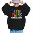 Back To School Cool Twins Just Showed Up Kid Boy Teen Twin Graphic Kid Sweatshirt